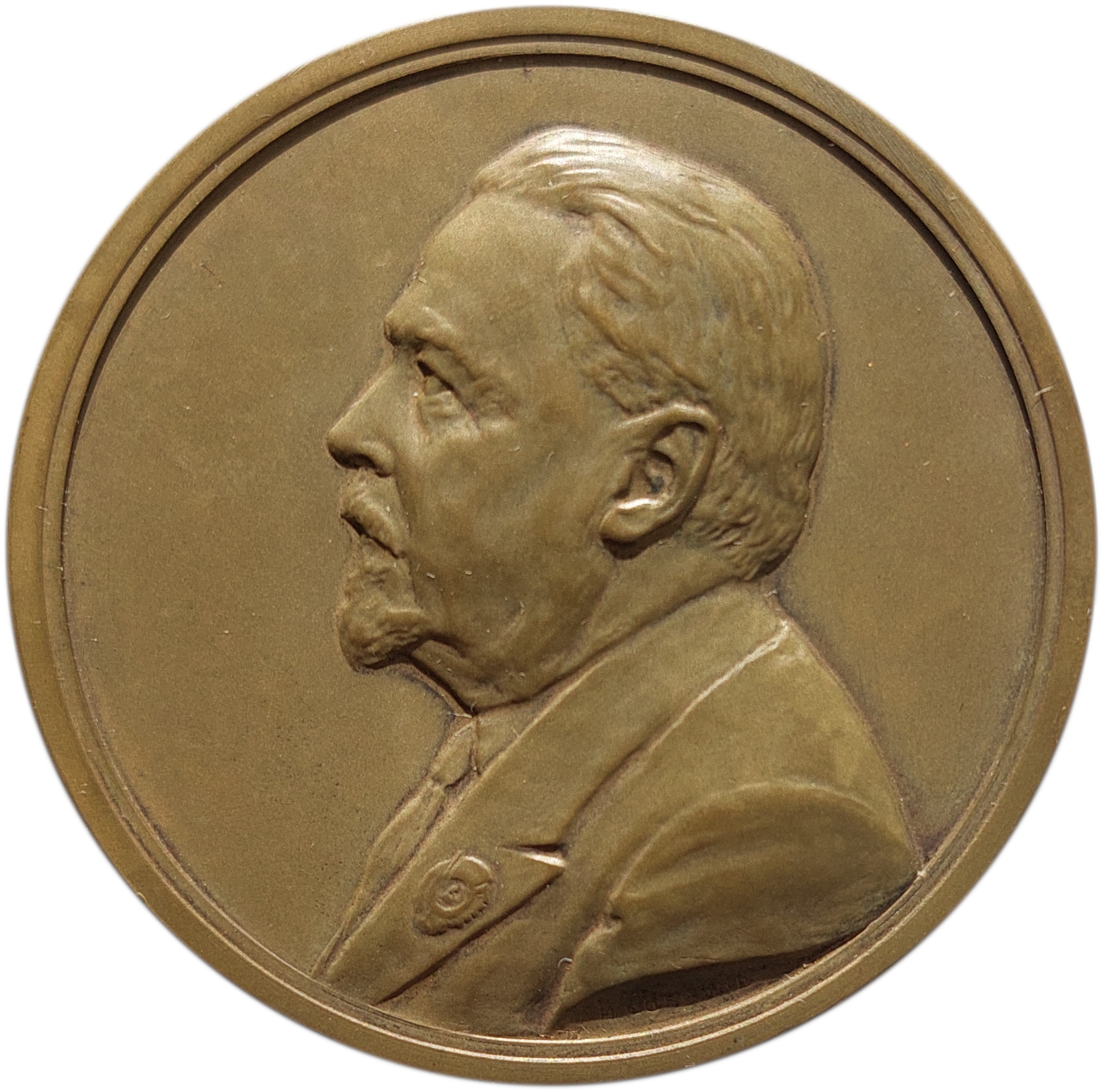 Медаль к 75-летию М.А. Шателена (аверс)